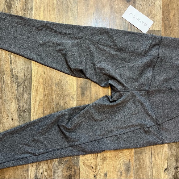 Athleta Charcoal Gray Salutation Stash Pocket II 7/8 Tight Leggings - Picture 6 of 9